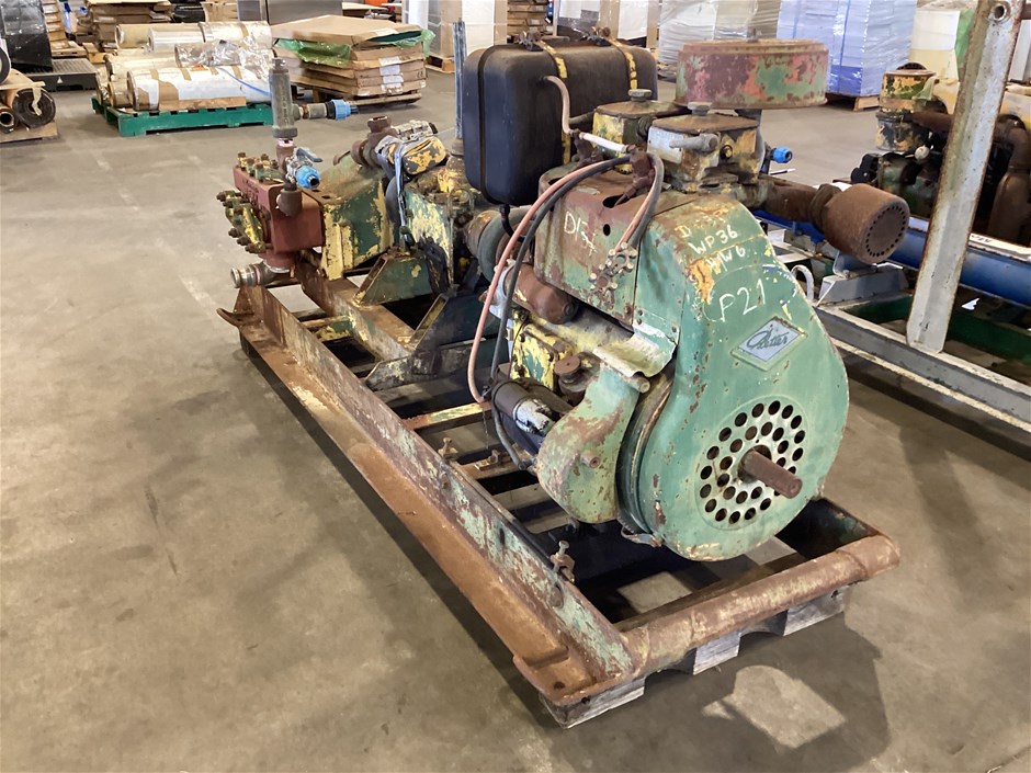 Skid Mounted Engine And Water Pump