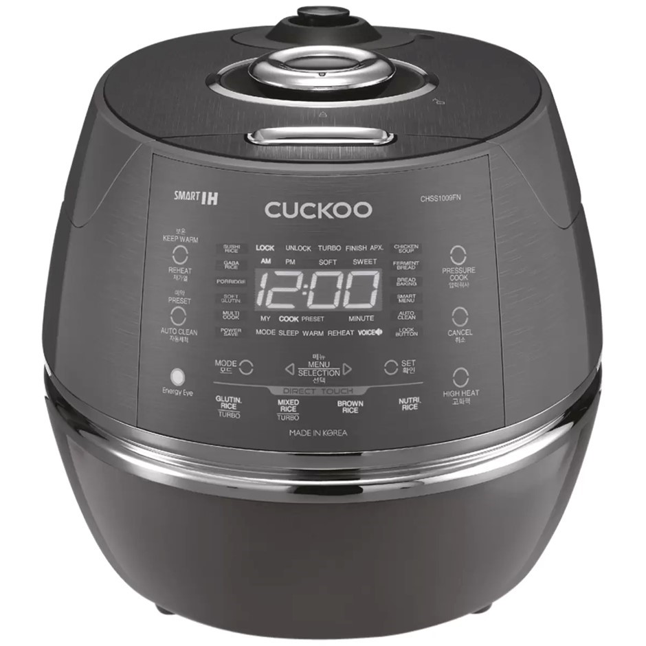 CUCKOO IH Electric Pressure Rice Cooker 10 Cups, Made In Korea, Model CRP-C