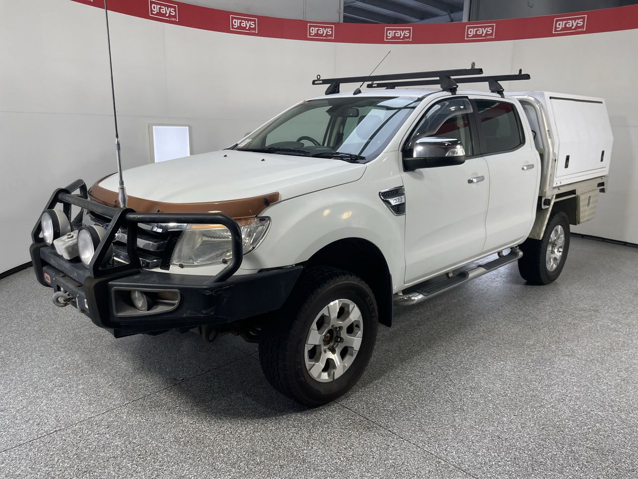 2012 Ford Ranger XLT 4X4 PX Turbo Diesel Automatic Dual Cab Auction ...