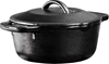 LODGE Cast Iron Serving Pot, Capacity: 1L, Colour: Black, Model: L1SP3.