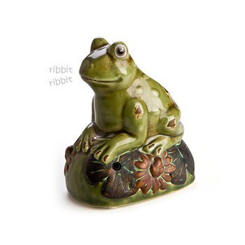 Motion Activated Croaking Frog