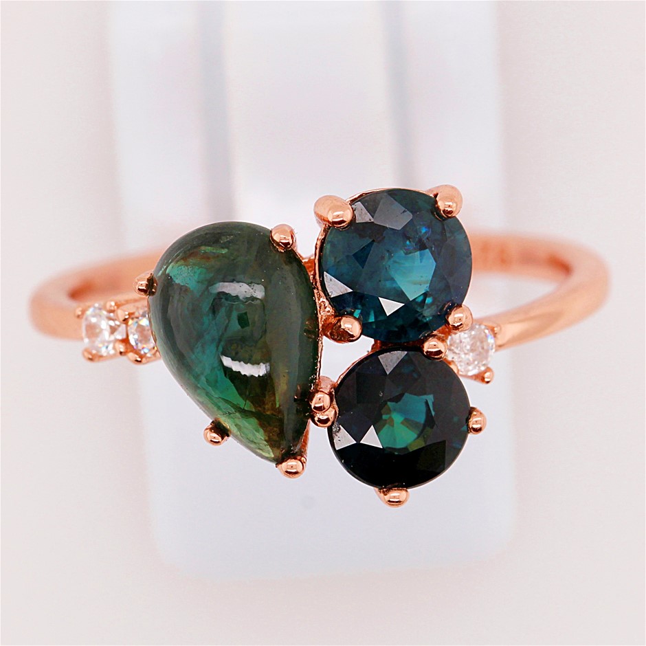 Forever Zain's Mixed Gemstones 925 Silver Jewellery 