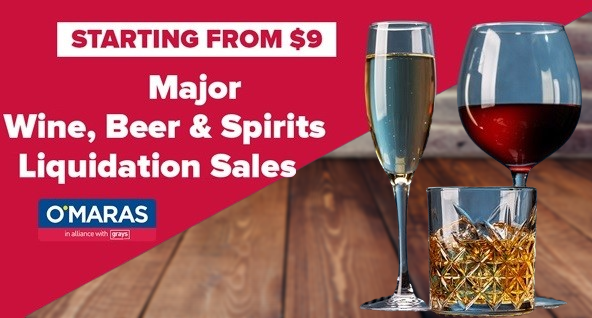 Major Wine, Beer & Spirits Liquidation Event -  NSW Pickup