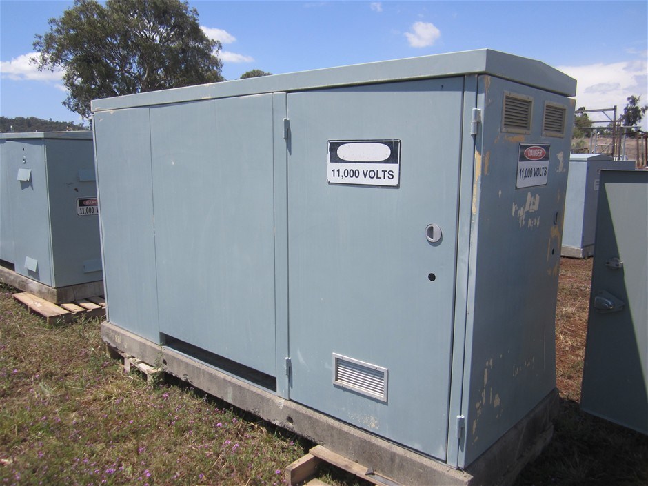 1997 ABB 315 KVA pad mounted kiosk transformer Auction (0008-7004167 ...