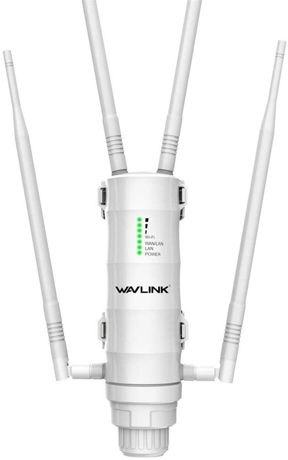 WAVLINK AC1200 High Power Outdoor Gigabit Wi-Fi Range Extender (Aerial HD4)