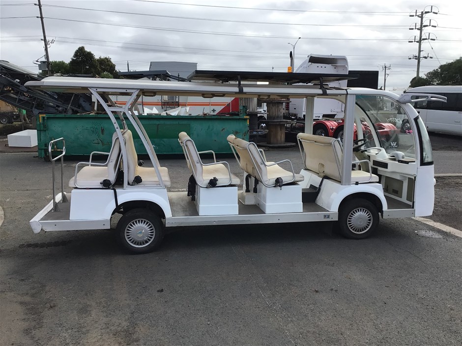 Electric Buggy, Backhoe Attachments and Air Compressor - Vic