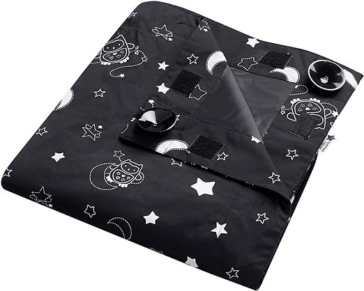 2 x Tommee Tippee Sleeptime Portable Blackout Blind with Suction Cups, Adju