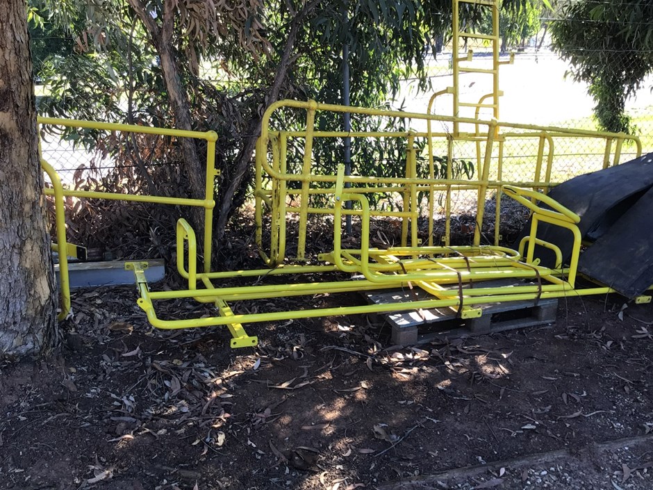 Set of Steel Fabricated Safety Rails Auction (0009-3028703) | Grays ...