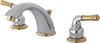 KINGSTON BRASS Magellan Widespread Bathroom Faucet, 8-Inch Adjustable Cente