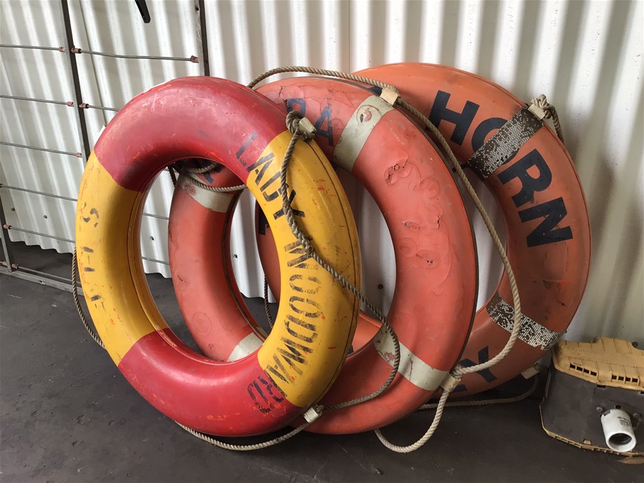 Qty 3x Old Collectable Life Rings Auction (0001-7051029) | Grays Australia
