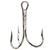 2 Packs of 25 x MUSTAD Classic 2 Extra Strong Treble Fish Hooks, Nickle.