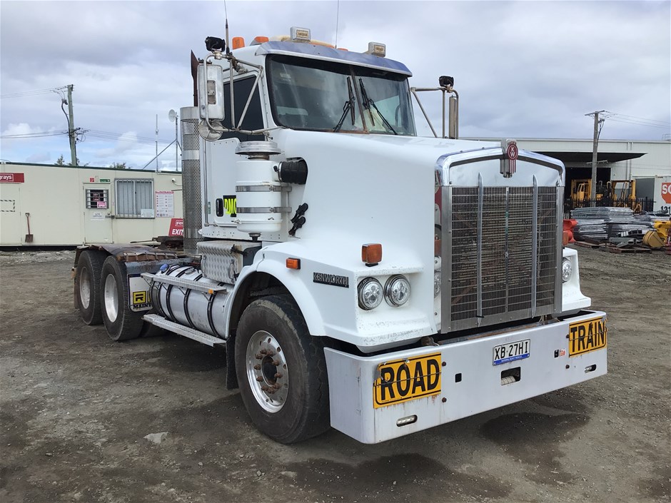 Kenworth T659 Prime Mover, Side Tipper Trailer & Dolly's