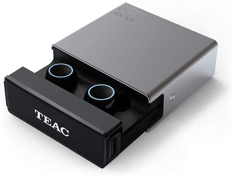 TEAC TWS Earbuds with Built-in 3500mAh Power Bank, Bluetooth 5.0, IPX4 Wa