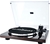 MBEAT Bluetooth Turntable with Built-in Preamplifier, Dark Wood, MB-PT-18K.