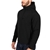 SIGNATURE Men's Fleece-Lined Softshell Hooded Jacket, Size L, Black. Buyer