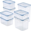 LOCK & LOCK Classic 14 Piece Set Gift Box, HPL809BS, Clear.  Buyers Note -