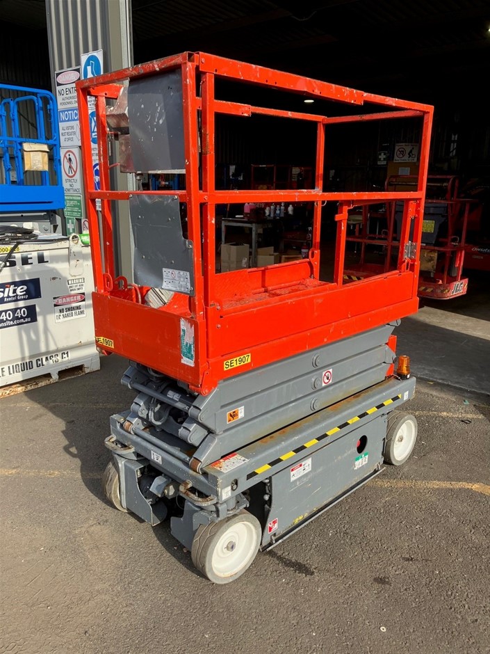 2014 Skyjack SJIII3219 Scissor Lift 19ft (5.7m) Electric (WOLLONGONG) Auction (00465056290