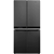 WHIRLPOOL 4-Door Fridge Freezer 594L, Black, Model WQ70900SBX. NB: Has dent