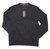 TOMMY HILFIGER Men's Mason Fleece Sweater, Size 2XL, 72% Cotton, Jet Black