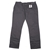 SPORTSCRAFT Men's Chino Pants, Size 36, 97% Cotton, Charcoal Grey, AG206531