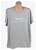 2 x DKNY Women's Logo Tee, Size XL, 60% Cotton, White & Heather Grey, 14310