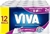 VIVA Double Length Paper Towels, 12 Rolls.