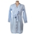 JACHS GIRLFRIEND Women's Linen Dress, Size M, 55%Linen/45% Cotton, Blue. B