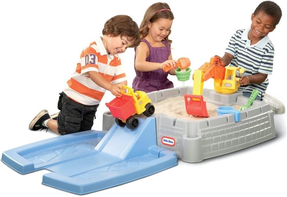 LITTLE TIKES Big Digger Sandbox, White.