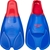 SPEEDO Biofuse Fin, Colour: Blue/Red, Size: 10-11 UK.