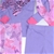 SIGNATURE Girl's 4pc Sleepwear Set, Size 5, Organically Grown Cotton, Pink/