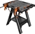 WORX Pegasus Multi-Function Work Table and Sawhorse with Quick Clamps and P