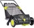 EARTHWISE LSW70021 21-Inch Width Leaf & Grass Push Lawn Sweeper, Black/Gree
