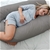 WOOLCOMFORT Australian Made Pregnancy/ Maternity/ Nursing Pillow, Body feed