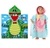 2 x Kids' Hooded Beach Towels, Crocodile & Mermaid. Buyers Note - Discount