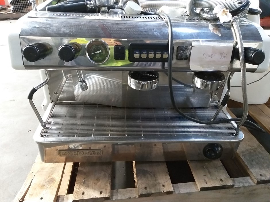 Expobar Ruggero 2 Group White Expresso Coffee Machine Auction (0008