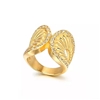 Luxury 18K Yellow Gold LAYERED plated Simulated Diamond Ring size 7