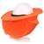 10 x MSA Brim Caps with Neck Flap, Fluro Orange Cotton for V-Gard Hard Hat.