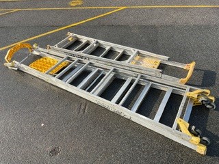Two Aluminium Platform Ladders Auction (0001-9051742) | Grays Australia