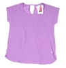 2 x TUFF Women's Active Top, 94% Polyester 6% Elastane, Size M, Purple.