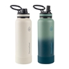 2 x THERMOFLASK Double-Wall Vacuum Insulated Stainless Steel Bottle 1.2L, W