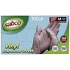 3 x SABCO 100pk Vinyl Disposable Gloves, Size M.