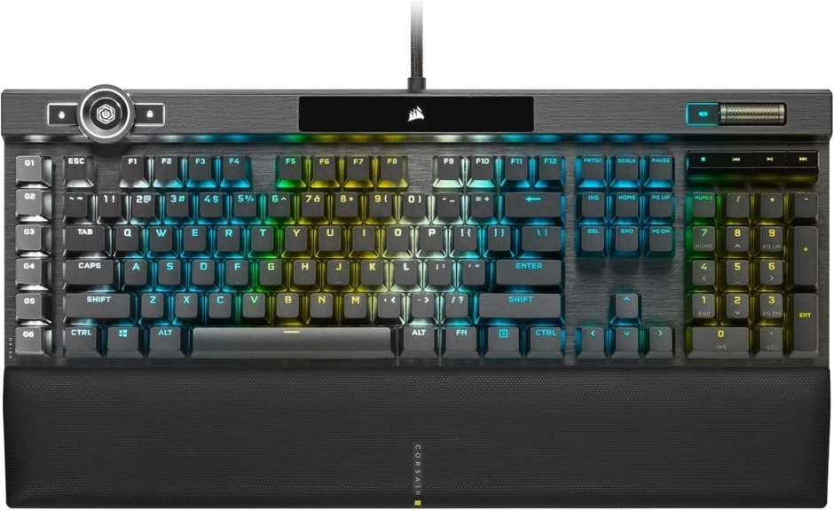 CORSAIR K100 RGB Mechanical Gaming Keyboard (Cherry MX Speed Keyswitches: L