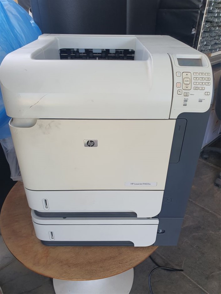 Hp LaserJet P4515x Monochrome Laser Printer, Auction (0016-5056668 ...