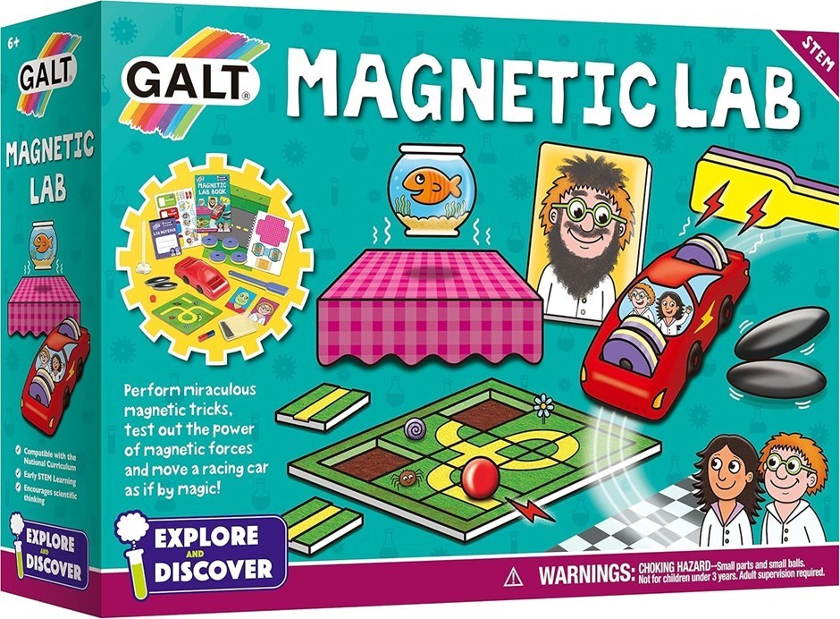 GALT TOYS Magnetic Lab, Science Kit for Kids, Ages 6 Years Plus.