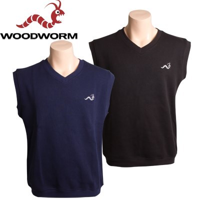 Woodworm Golf Mens Sleeveless Jumper - 2