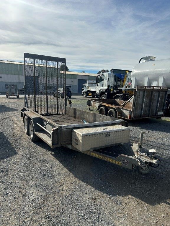 Ex-Council 2008 LDK 12x5 Tandem Plant Trailer