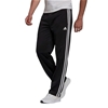 ADIDAS Men's Open Hem 3S Tric Track Pant, Size XL, Black/White, H46110.  Bu