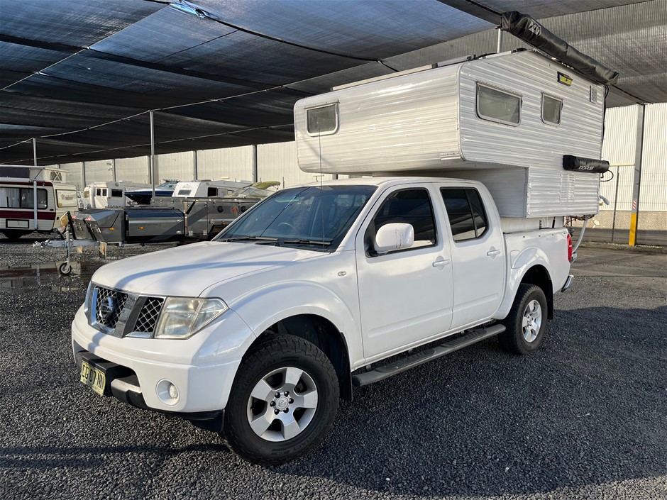 2014 NISSAN NAVARA RX WITH SLIDE ON CAMPER