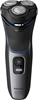 PHILIPS Shaver Series 3000 Wet/Dry Cordless Electric Shaver, Shiny Black. N