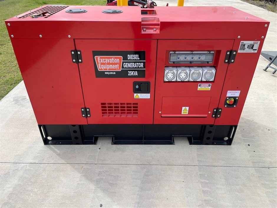 Unused 2024 25kVa Single Phase Generators -Dandenong